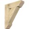 Ekena Millwork Traditional Slat Rough Sawn Bracket, Douglas Fir, 6"W x 24"D x 28"H BKT06X24X28TRA06RDF - alternate 1